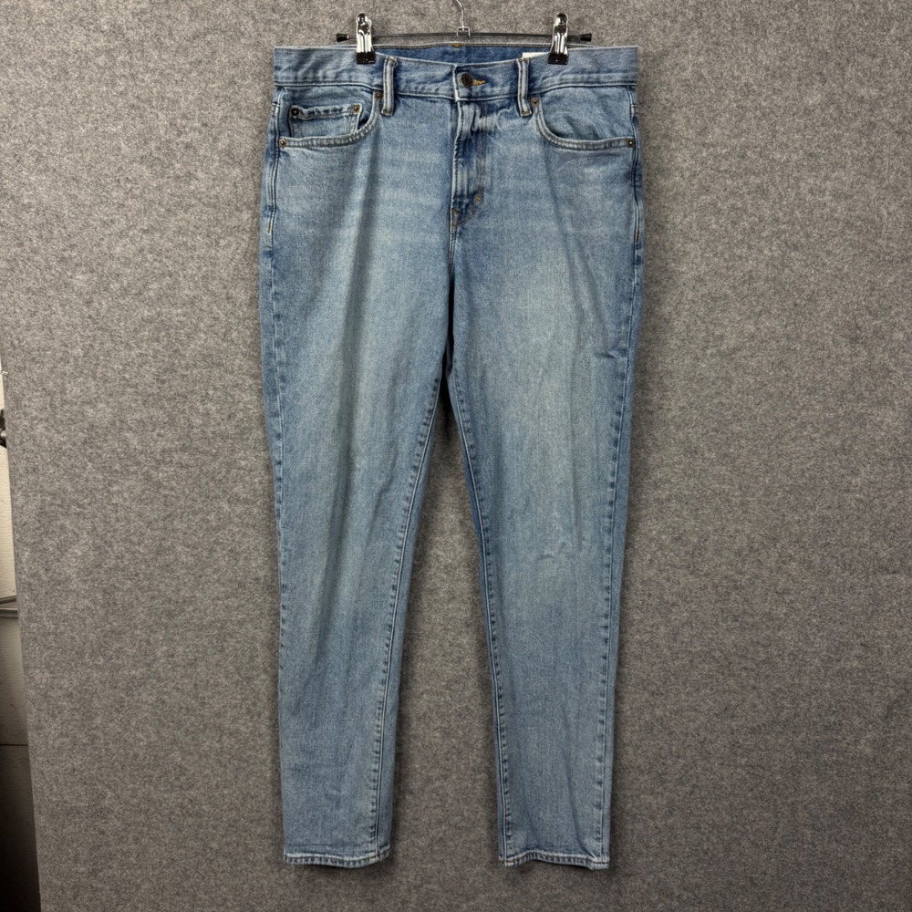 Banana Republic Standard Jean Slim Fit Light Wash Mens Size 32W 32L